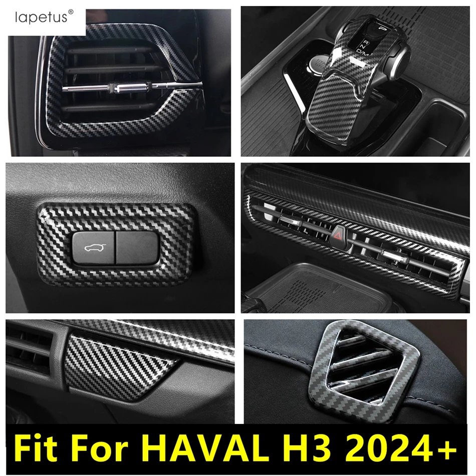 

Dashboard Side Air AC Conditioning Outlet Vent / Gear Shift Head / Glove Box Panel Cover Trim Accessories For HAVAL H3 2024 2025