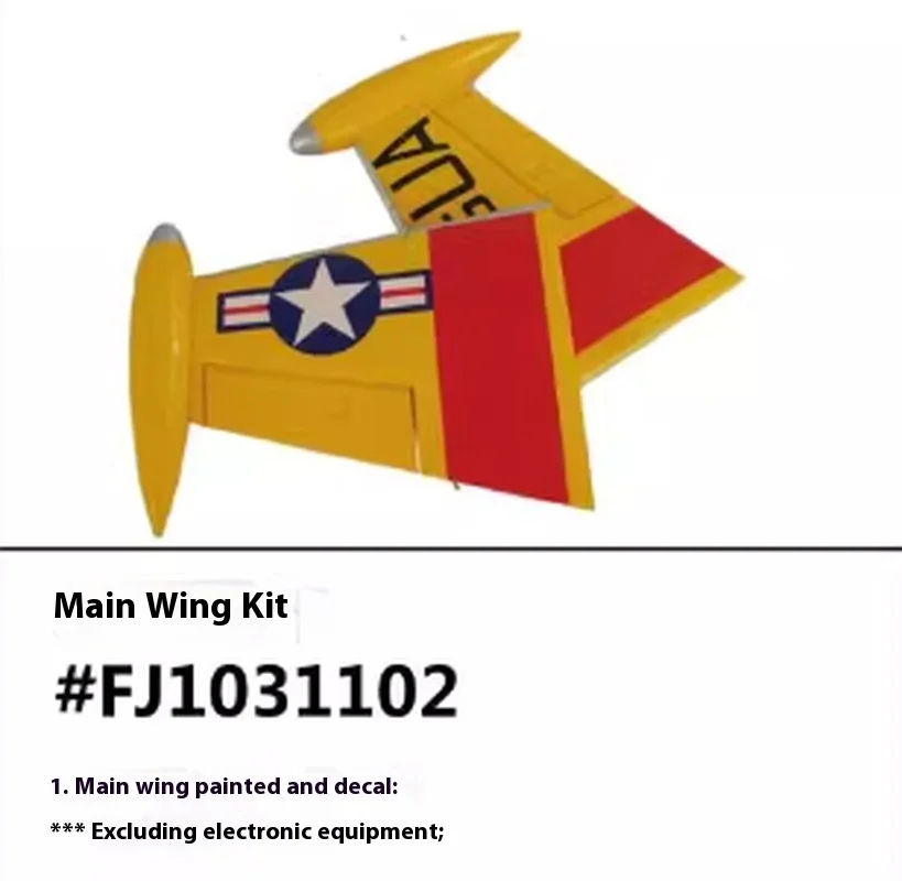 FreFuk64 mm F9f Krasno-accessoires corps ailes principales queue, couvercle de tête d'aileron, cockpit train d'atterrissage fil d'acier vis autocollants