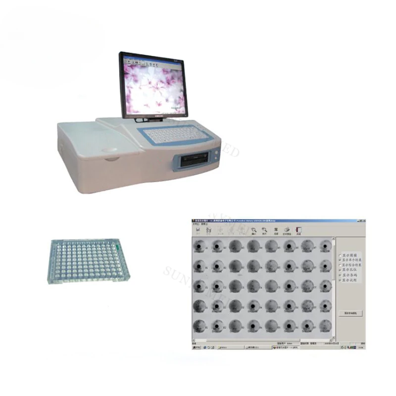 SYBA30 Portable fully automated blood group analysis blood type analyzer