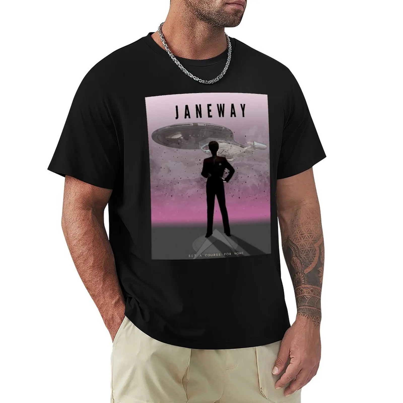 

Janeway from Star Trek Voyager T-Shirt Louboutins oversized t shirt clothes Clothing mens tall t shirts