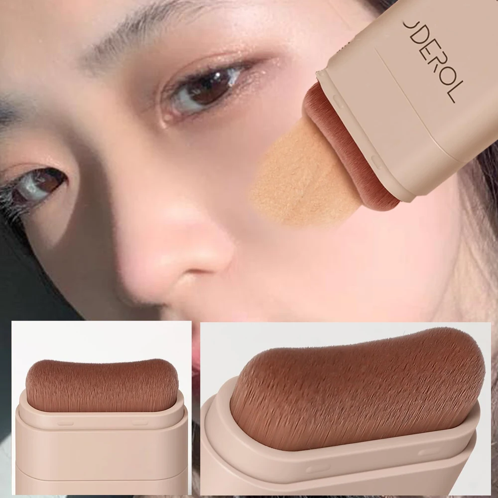 Moisturizing Eraser Foundation Stick Full Coverage Oil Control Concealer Foundation Natural Lasting Matte Base Brighten Makeup