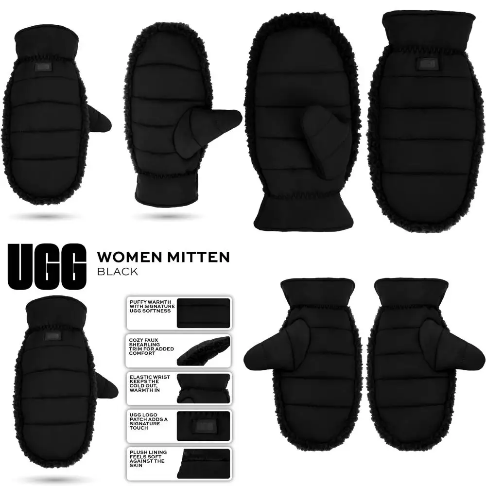 قفازات نسائية دافئة ومريحة لفصل الشتاء، مثالية للأنشطة الخارجية للطقس البارد