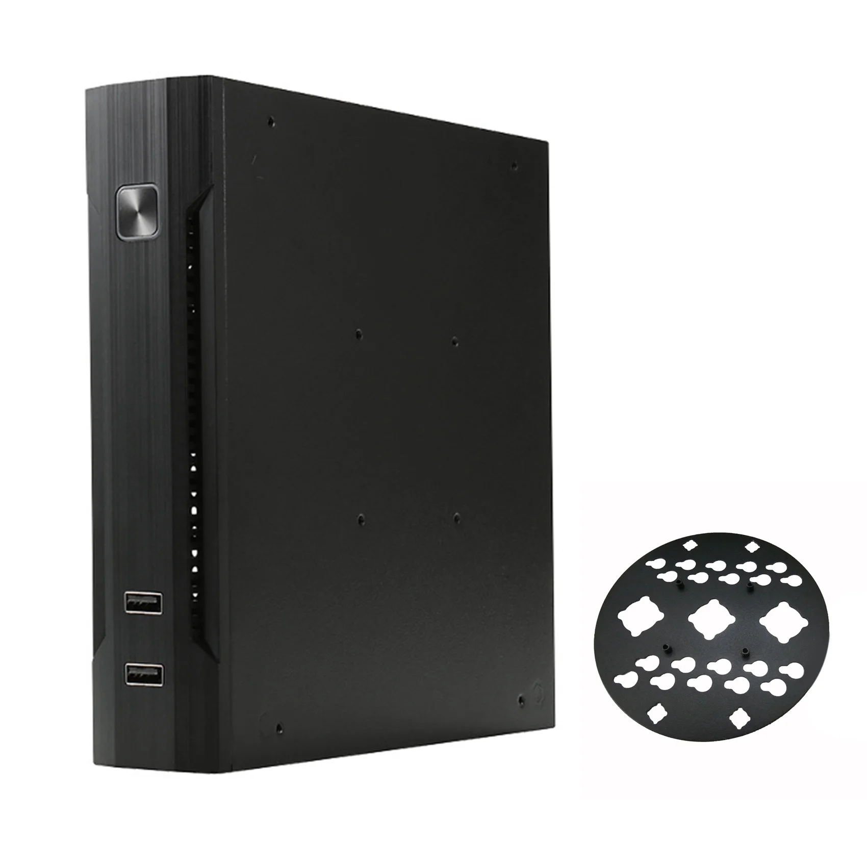 

Y23A-TX01 Корпус ITX Корпус HTPC с задним кронштейном Корпус компьютера Mini-ITX USB2.0 Корпус ITX промышленного управления