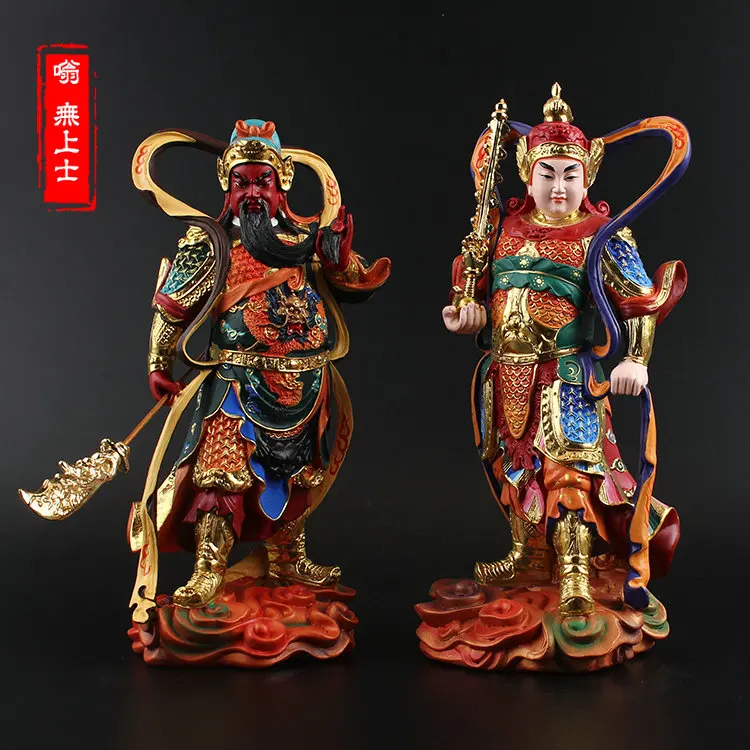 

Veda Garan Bodhisattva Buddha statue resin painting Guan Gong, the God of Wealth devil, auspicious Veda ornament