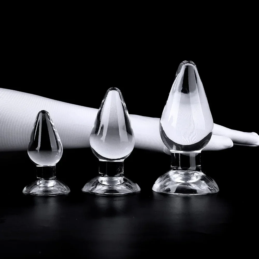 Transparent Tpe Anal Plug And Beads Set For Dilation Training_voghion.com