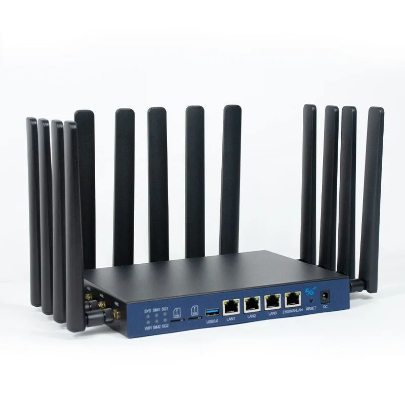 4G5G Dual SIM Industrial Wireless Router 2.5G Network Port MTK7981 DDR4
