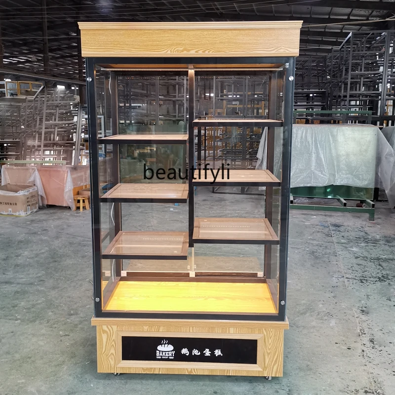 Cake model display cabinet Cake shop baking commercial glass island cabinet, shelf display cabinet