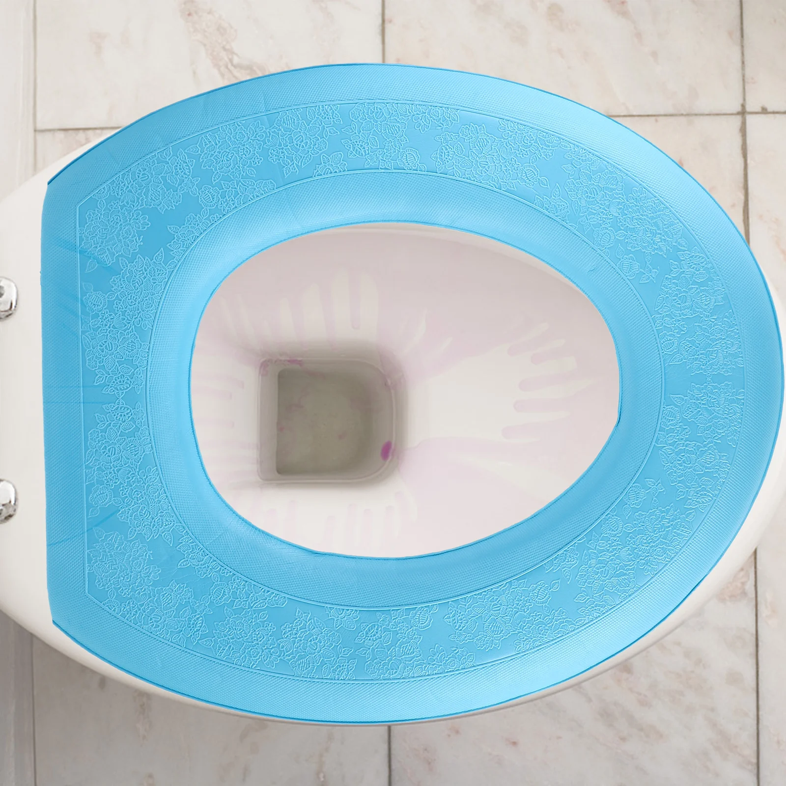 

Eva Toilet Seat Cover Cushion Waterproof Soft Comfortable for Home Hotel Bathroom Supplies Toilet Seat Ring Cover