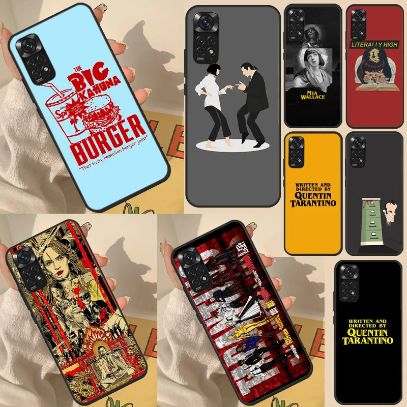 Quentin Tarantino Movie Case For Xiaomi Redmi Note 12 Pro Cover For Redmi Note 11 10 Pro 8 9 10S 11S 12S 9C 10C 12C 9T