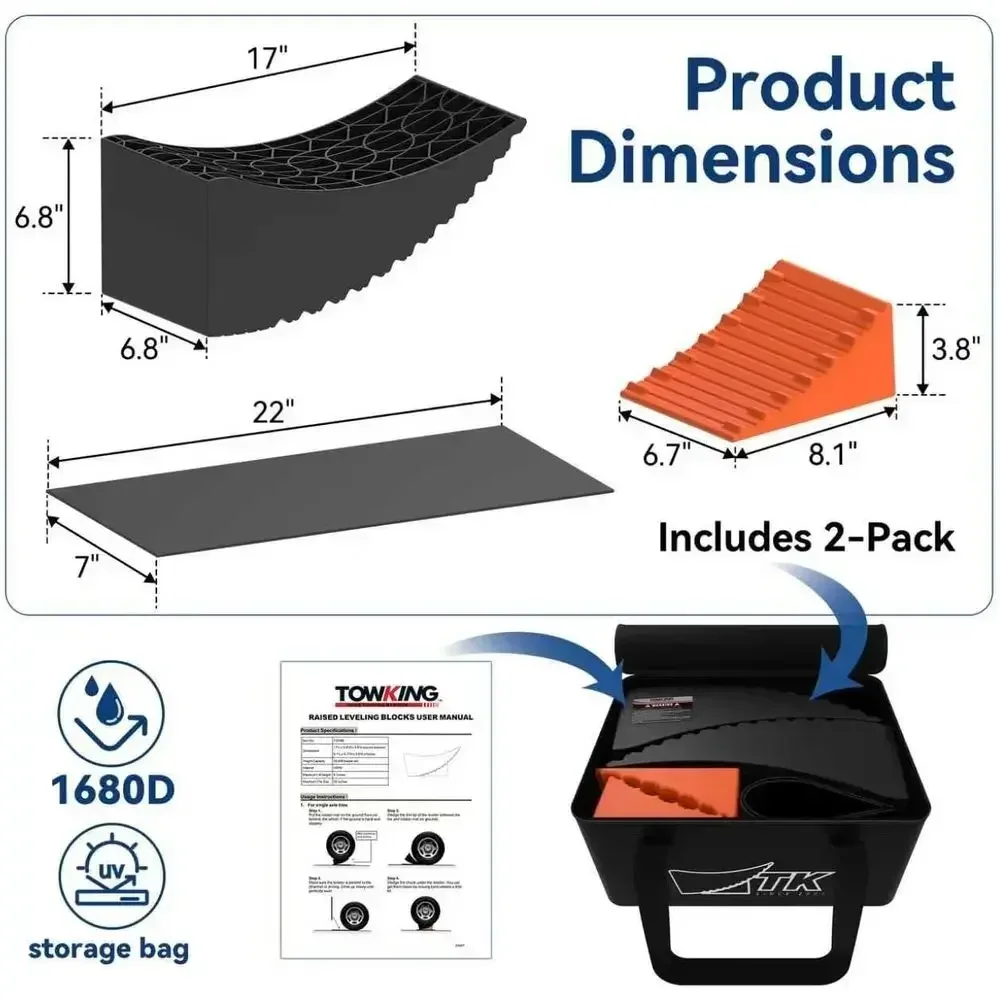 Curved Leveling Blocks, 6