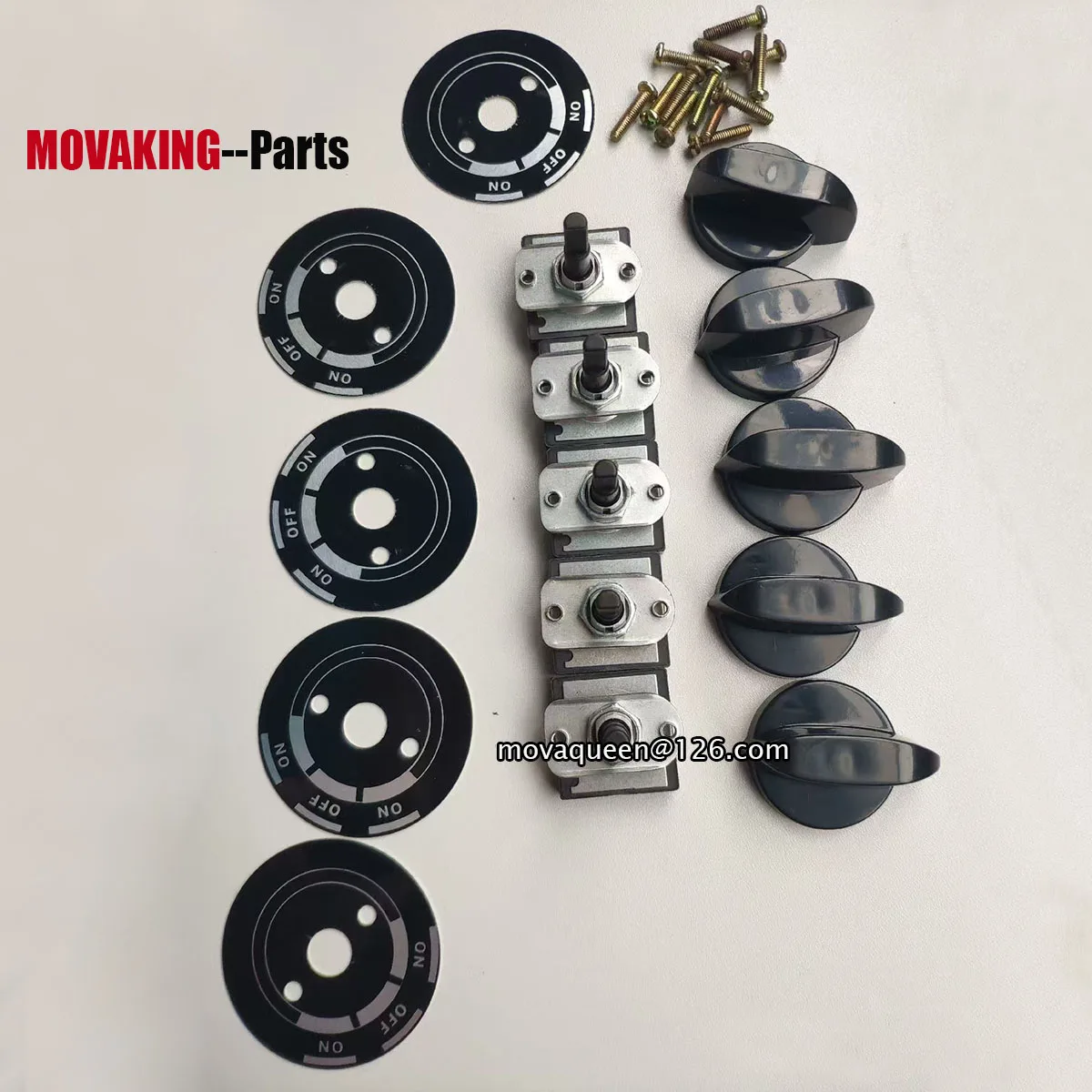 Espresso Machine Parts Knob Gear Plate Fixing Screw Power Switch For HEYCAFE HC600 Kaffa LEHEHE Bean Grinder Replacement