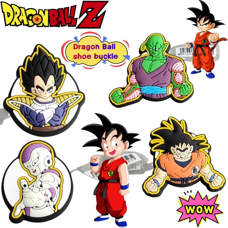 

Dragon Ball Son Goku Krullin high-value cartoon anime shoe buckle creative removable shoe decoration for men and women sandals