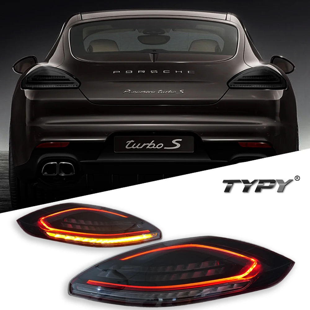 Car For Porsche Panamera 970 Taillight 2014-2016 970.2 Upgraded Modified LED Taillight Dynamic Turn Siganl Lamp Car Accessories