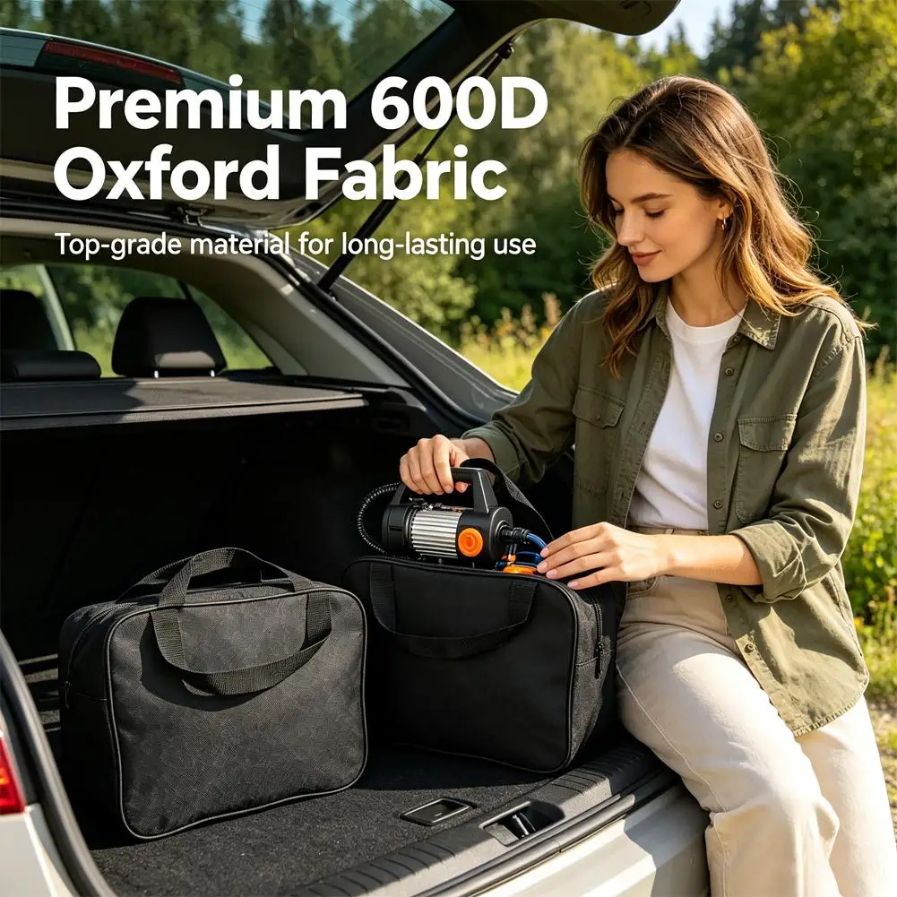 Tool Bag Power Tool Handbag Car Air Pump Travel Oxford Cloth Suitcase Electrician Hardware Portable Thickening Repair Bag