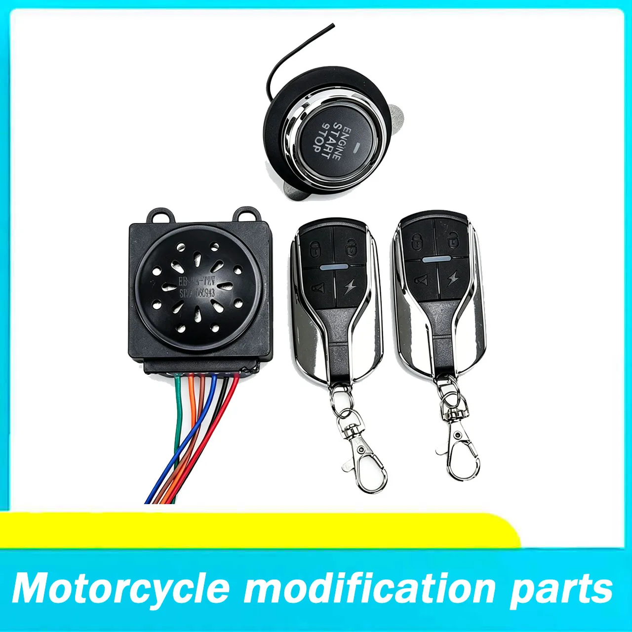 48V-72V Alarm 1-key Engine Start Stop Anti-theft Device Remote Control Lock Car Key For Electric Scooter Citycoco