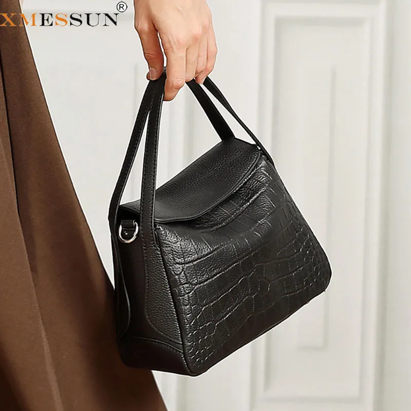 XMESSUN New Trendy Soft Leather Handbag for Women,Europe and America Fashion Design Female Casual Shoulder Crossbody Bag