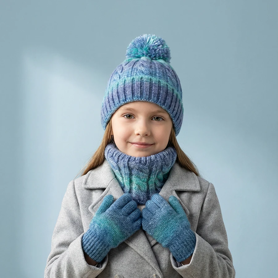 Ensemble de 3 pièces pour enfa - Kids Outdoor Gloves avis et prix