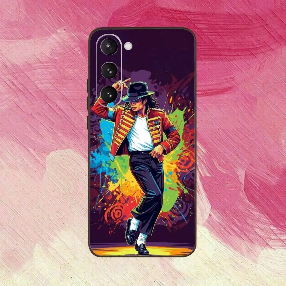 M-Michael J-Jacksons Phone Case For Samsung Galaxy A73,A72,A71,A70,A53,A52,A51,Others Soft Black Cover
