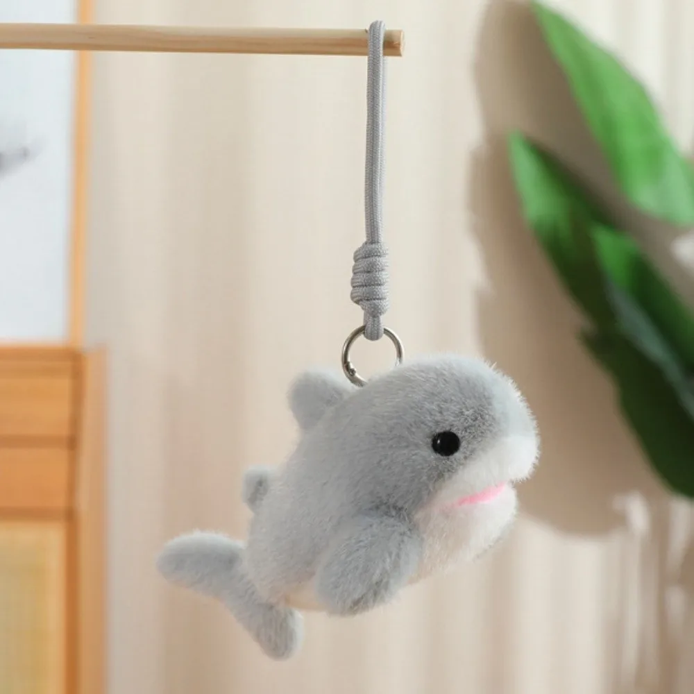 المحيط الحيوان دولفين المفاتيح حقيبة قلادة حقيبة الظهر سحر محشوة الحيوان المفاتيح رقيق الكرتون حلقات المفاتيح #3