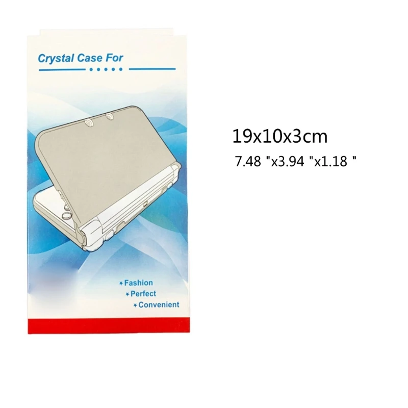 Plastic for 3DS XL LL / 3DS Case Consoles Clear Cover image 6