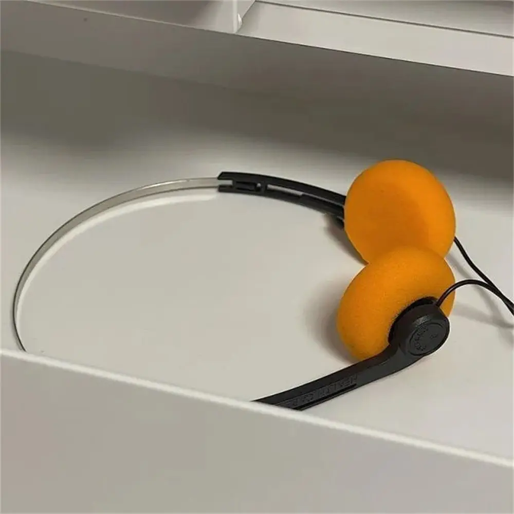 80s 90s Vintage Feelings Headphone Outdoor Sports Walkman Headphone 3.5mm Over Ear Underwire Headphone