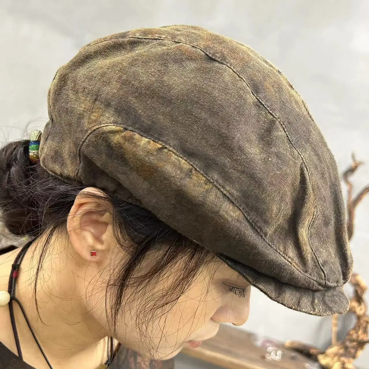 

Artistic Wear Linen Women's Beret Fashion Hat