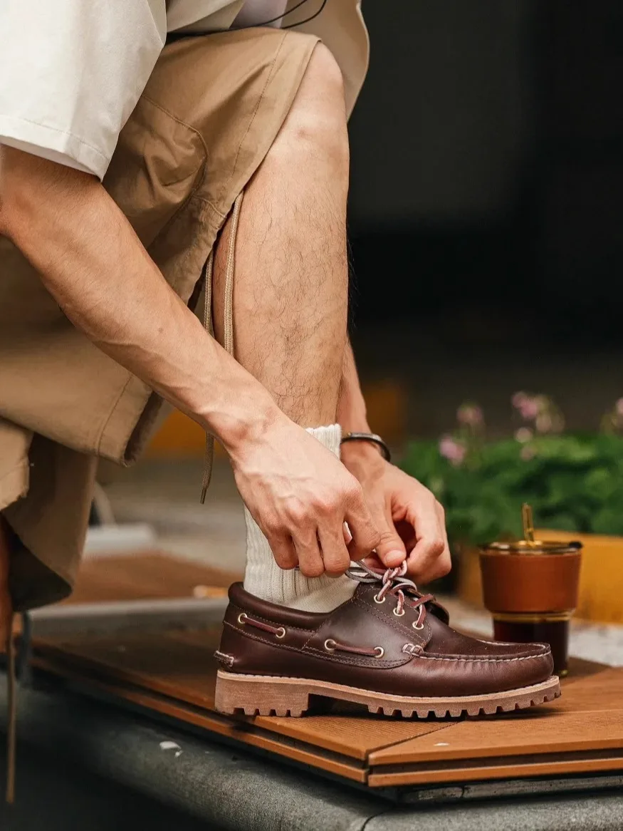 

Футболка в стиле ретро с очками Boat oes с низким верхом Briti Sle, рабочая одежда на плоской подошве, повседневная универсальная летняя одежда из нержавеющей кожи 215.