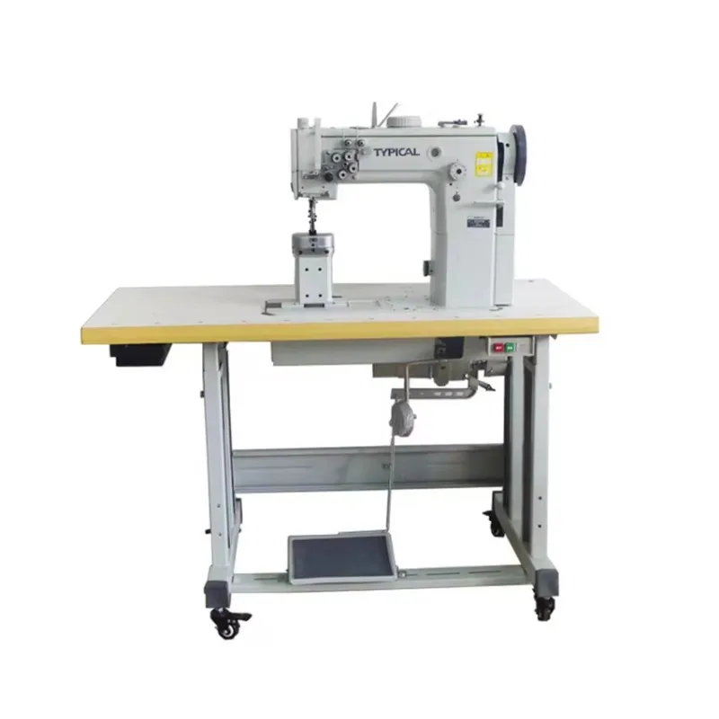 

GC24670B Double Needle Industrial Leather Post Bed High Head Wig Upholstery Sewing Machine