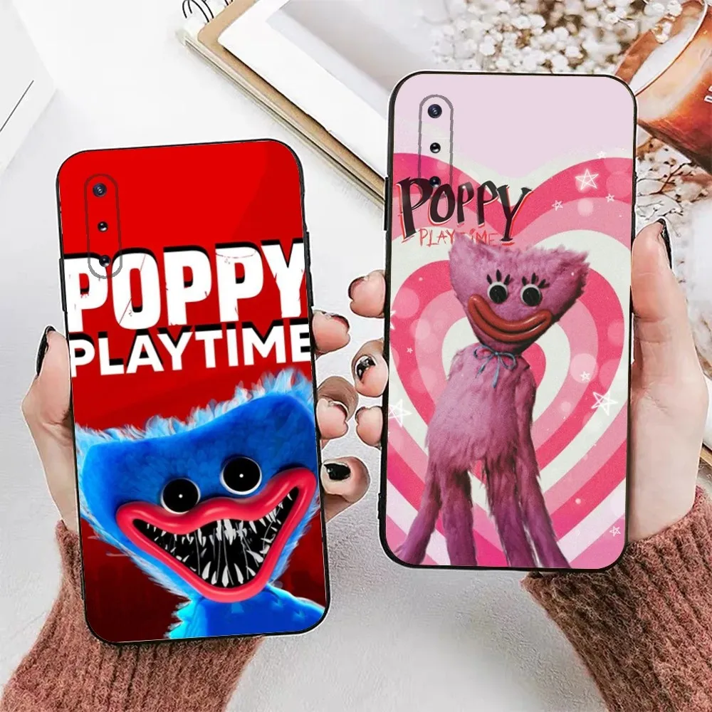 Cute Huggys Wuggys Phone Case For Samsung Galaxy A13,A21s,A22,A31,A32,A52,A53,A71,A80,A91 Soft Black Phone Cover