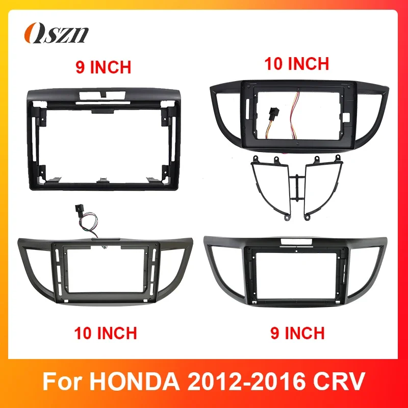 

Для 2012-2016 годов HONDA CRV Car 9/10 дюймов Автомобильная DVD-рамка Аудиосистема приборной панели Комплекты отделки лицевой панели Радиоплеер Экран Рамка 2 Din