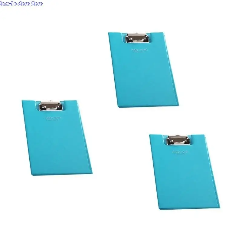 명확한 내부 포켓 가죽 클립 보드 폴더 비즈니스 컨퍼런스 회의 폴더가있는 D0UA 접이식 클립 보드 클립 보드