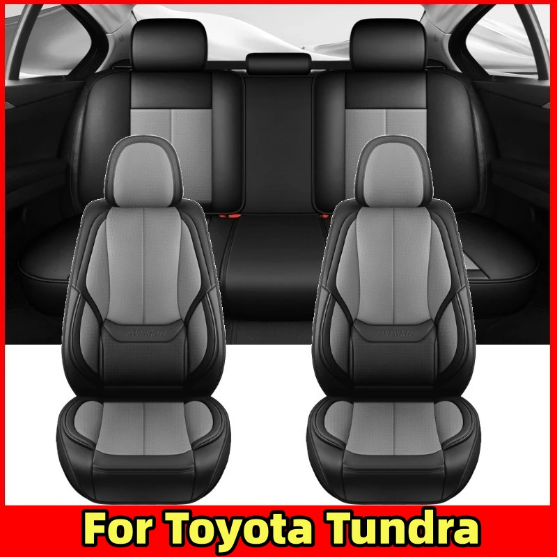 

For Toyota Tundra Car seat cover PU leather soft, comfortable, solid waist, fully wrapped 5-seater wear-resistant seat cover
