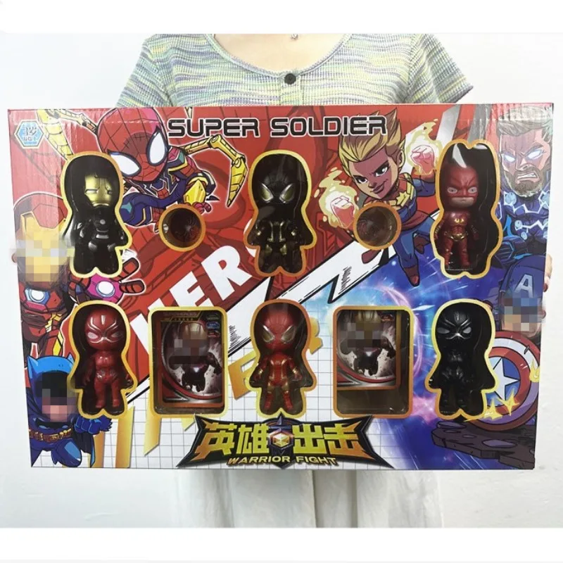 Nova marvel os vingadores spiderman homem de ferro filmes periféricos criativo dos desenhos animados modelos de brinquedos das crianças presentes do feriado atacado
