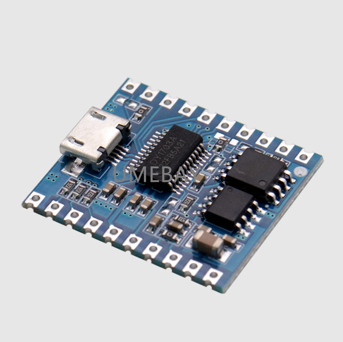 5PCS   Voice playback control module one-on-one trigger serial port control segmented trigger MP3 onboard storage SV19R