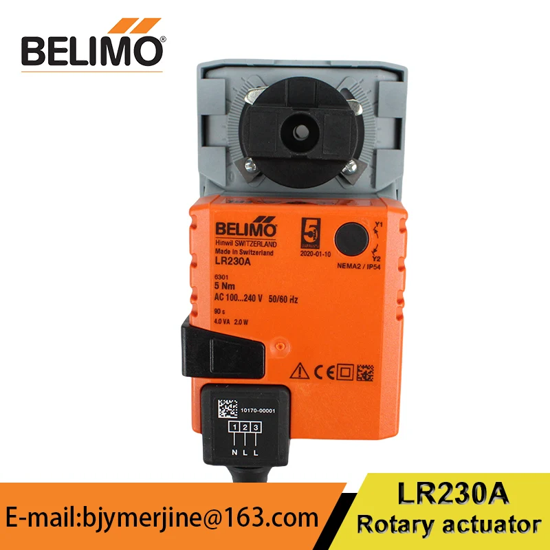 Belimo LR230A LRU230 LR230A-S AC230V OPEN-Close 5NM Valve act uator HVAC Systems Building ventilation  in stock original CE IP54