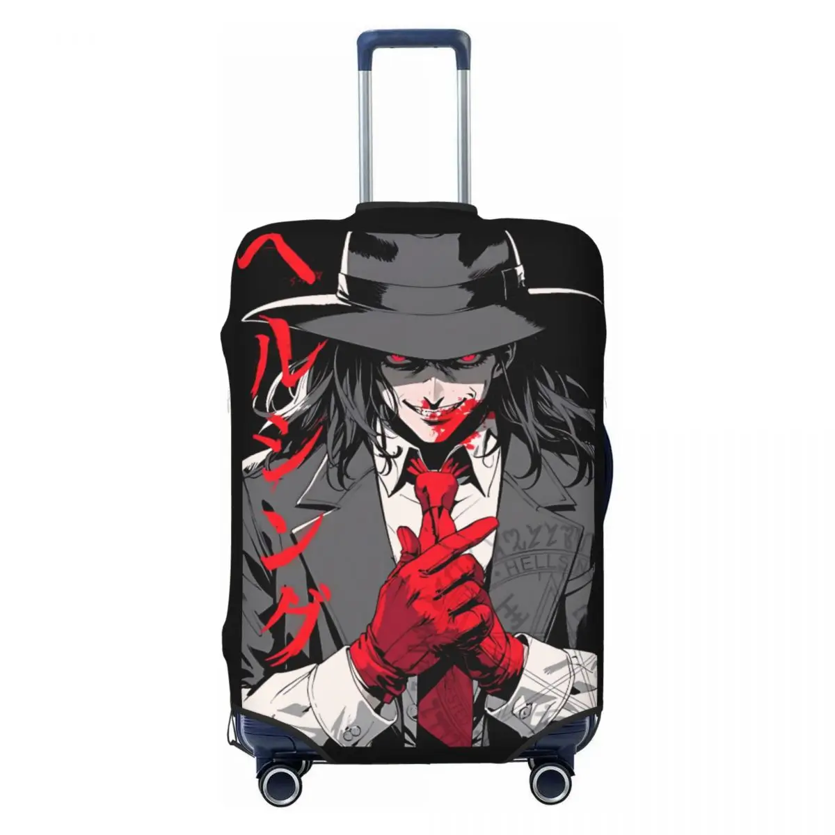 

Alucard Hellsing Suitcase Cover Cruise Trip Protector Holiday Useful Luggage Case