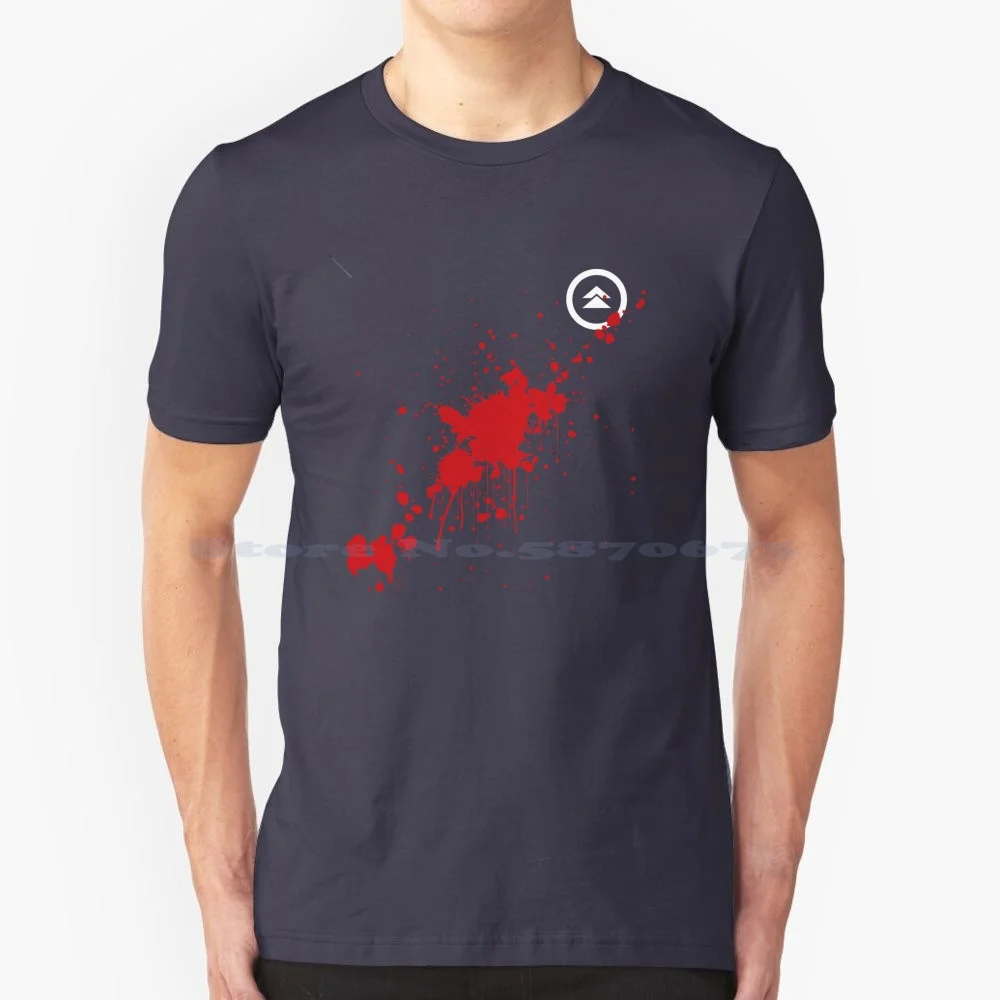 Clan Sakai Blood Splatter V2 ( Ghost Of Tsushima ) T Shirt 100% Cotton Tee Ghost Of Tsushima Sucker Punch Samurai Japan Stealth