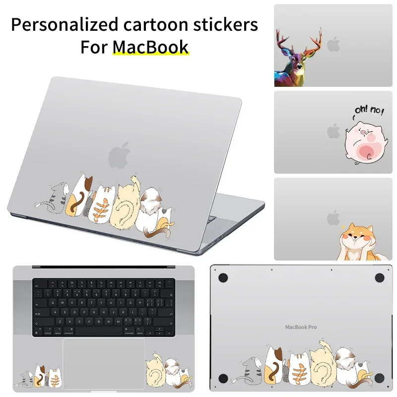 

Cartoon Sticker for 2023 Macbook pro14 A2779 Pro16 A2780 Protective Notebook Cover Vinyl Skins for Air15 A2941 Skin sticker