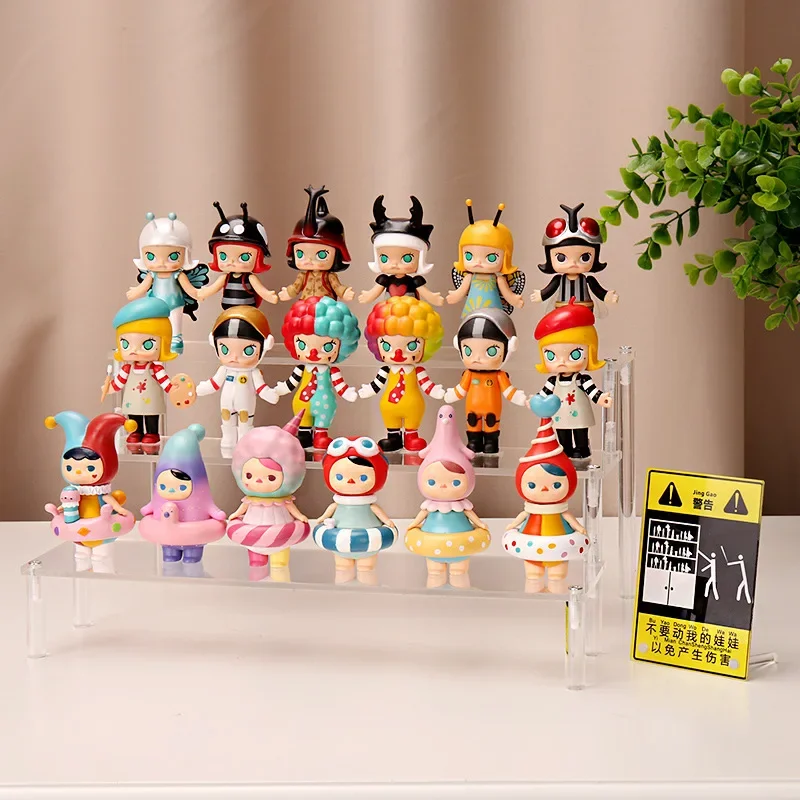 Acrylic Display Stand  Ladder Shelf Hand-made Figure Toy Animation Car Model Blind Box Perfume Storage Model Stand