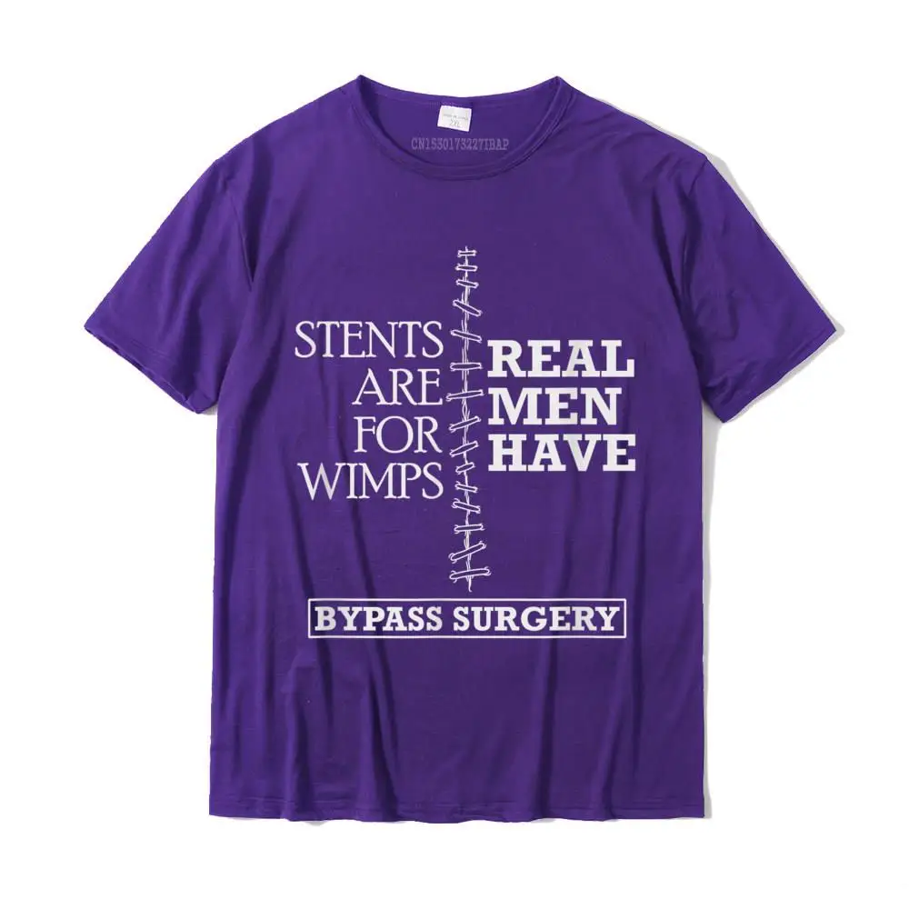 Real Men Have Bypass Surgery Open Heart Surgery Gift T-Shirt Funny Top T-Shirts Tees For Men New Arrival Cotton Design T Shirt