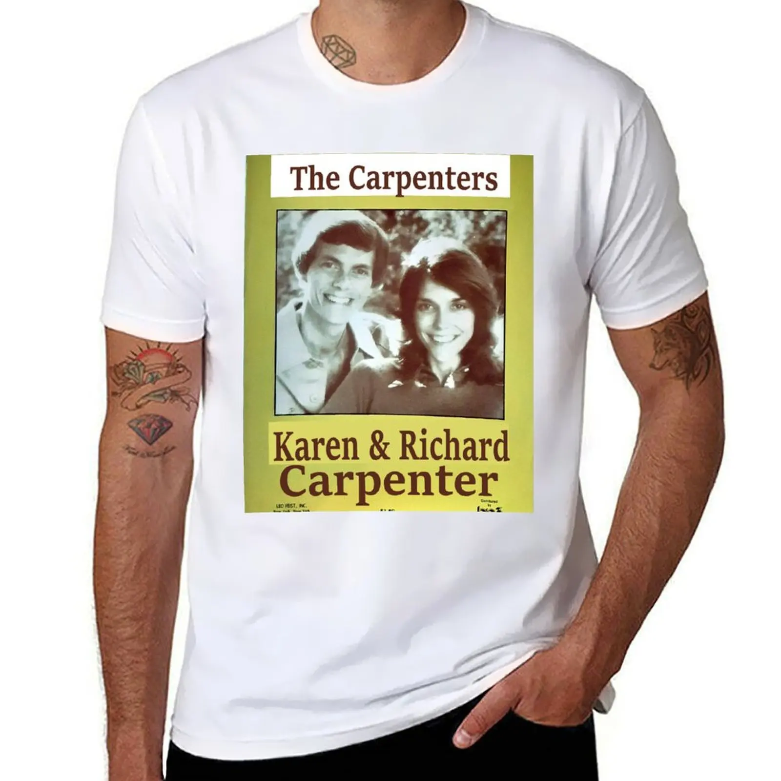 

Футболка The Carpenters (Карен и Ричард Карпентеры) с нотами, Карен, Ричард