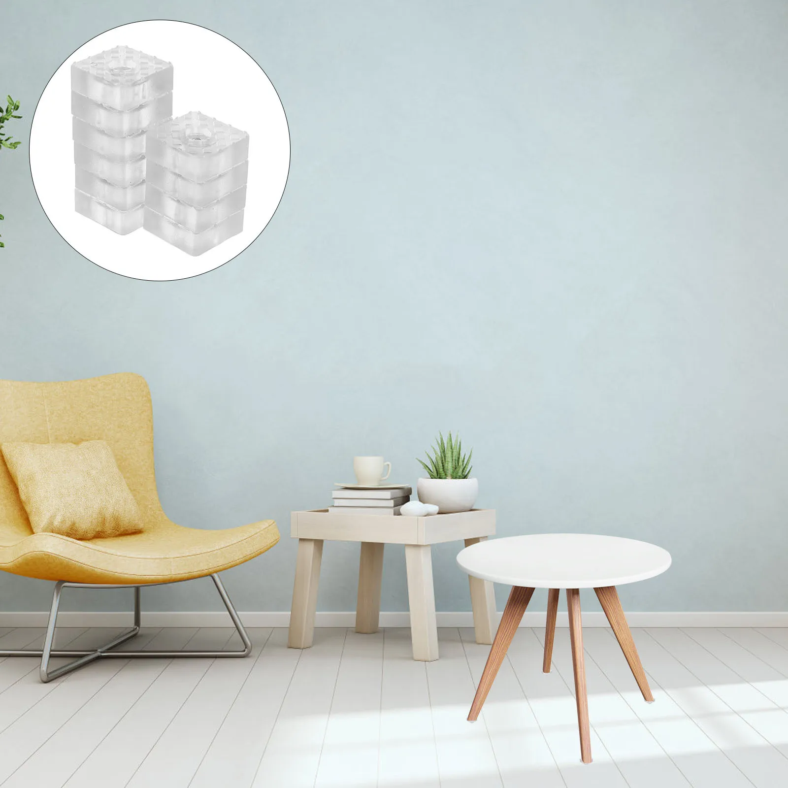 

10Pcs Clear Anti-Slip Rubber Pads for Furniture Silicone Floor Protectors Chair Leg Covers Non Slip Bumper Pads for Hardwood