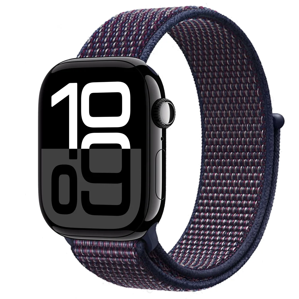 Offizielle Nylonschlaufe für Apple Watch 11 Band 42 mm 46 mm 44 mm 40 mm 41 mm 45 mm 49 mm Armband iWatch Serie 10 9 8 7 6 5 SE3 Ultra 3 2