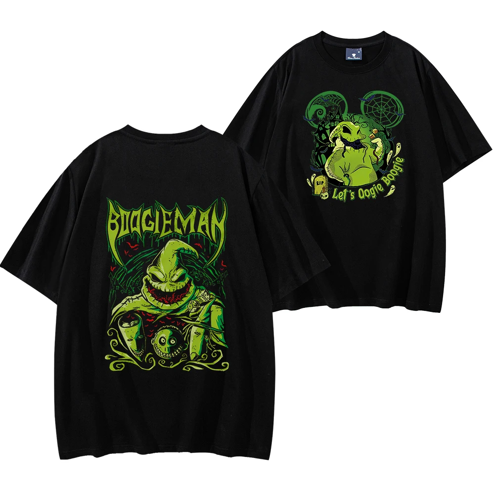 

Boogie Man Shirt Halloween Boogie T-Shirt Nightmare Before Christmas Tops Oogie Boogie Shirt Family Halloween Party 2025 Tee