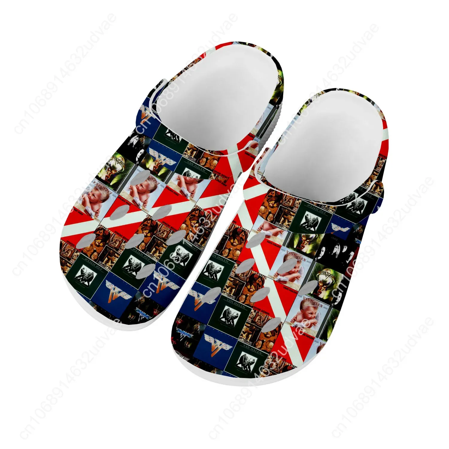 Van Evh 5150 Stripes Halen Water Shoes Mens Womens High Quality Fashion Home Garden Clogs Customizd Sandals Beach Hole Slippers 2