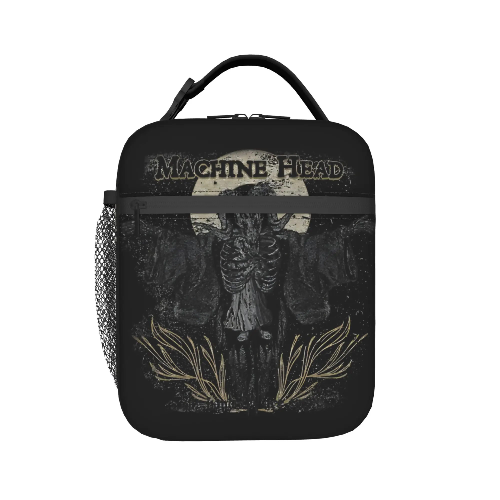 Machine Head, my hands are empty Lunch Bag  School Lunch Box For Unisex Print Thermal Tote Handbags Waterproof Cooler Bag
