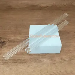 6pcs/12pcs DIA 4mm to 12mm Transparent Borosilicate Glass diversion bar, laboratory beaker Glass Stirring Rod