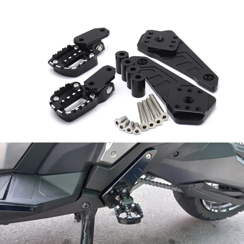 

For HONDA X ADV 750 2021 Foot Rest XADV 750 XADV750 2024 2022 2023 Footrest Footpegs Passenger Foot Pedal Foldable