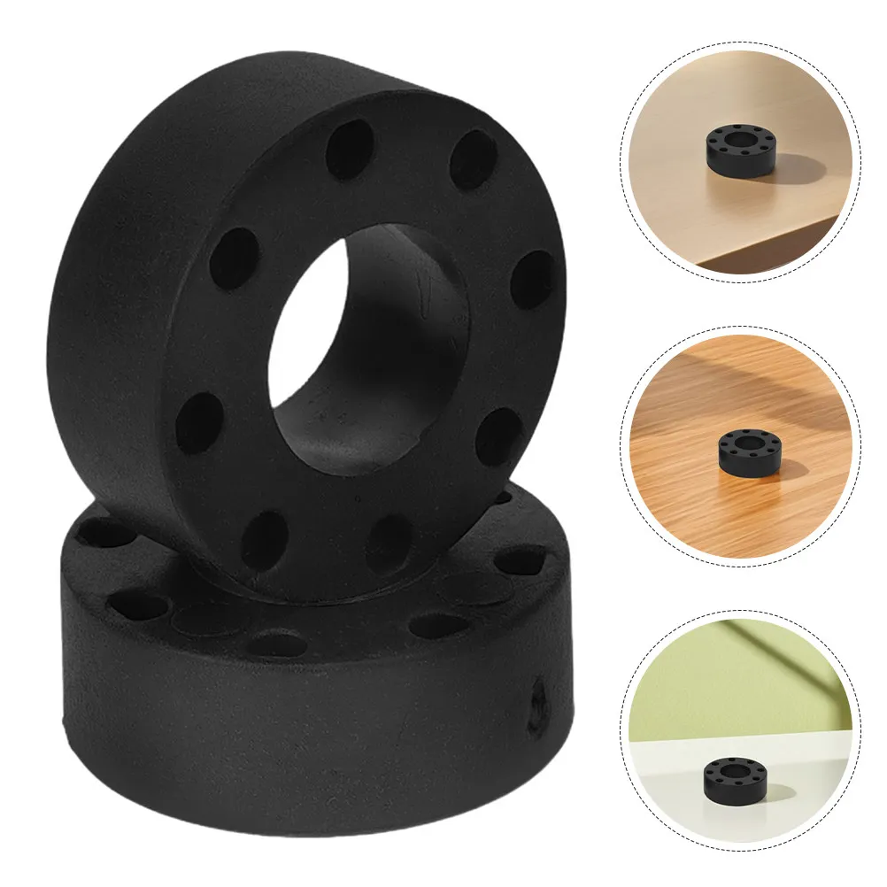 

10Pcs Foosball Bumper Pads Rubber Thru Protective Pieces for Table Football Rods Improved Responsiveness Foosball Table Parts