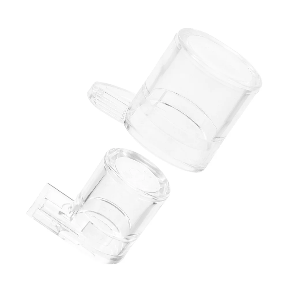 

2Pcs Ant Water Feeder Transparent Acrylic Small Pet Feeder Stable Base Mini Water Dispenser for Insect Habitat Beehive Supplies